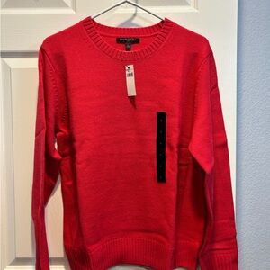 NWT Banana Republic Vibrant Pink Crewneck Sweater